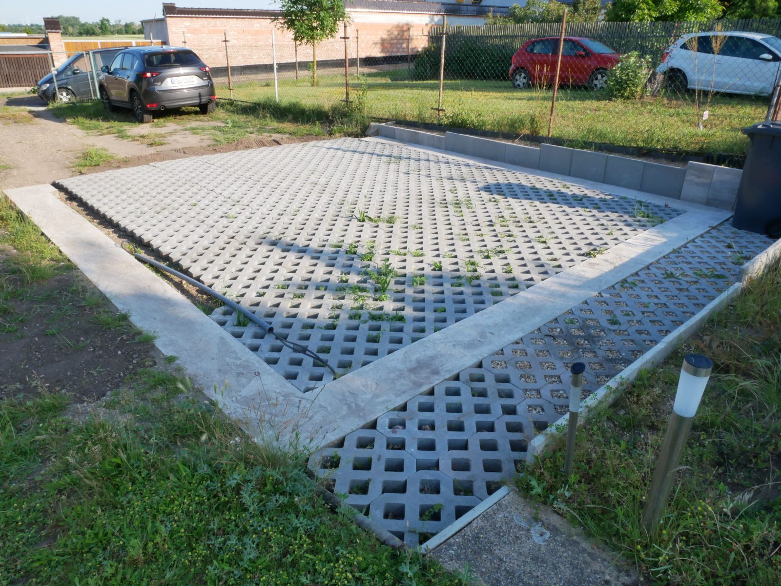 Vorbereitetes Fundament