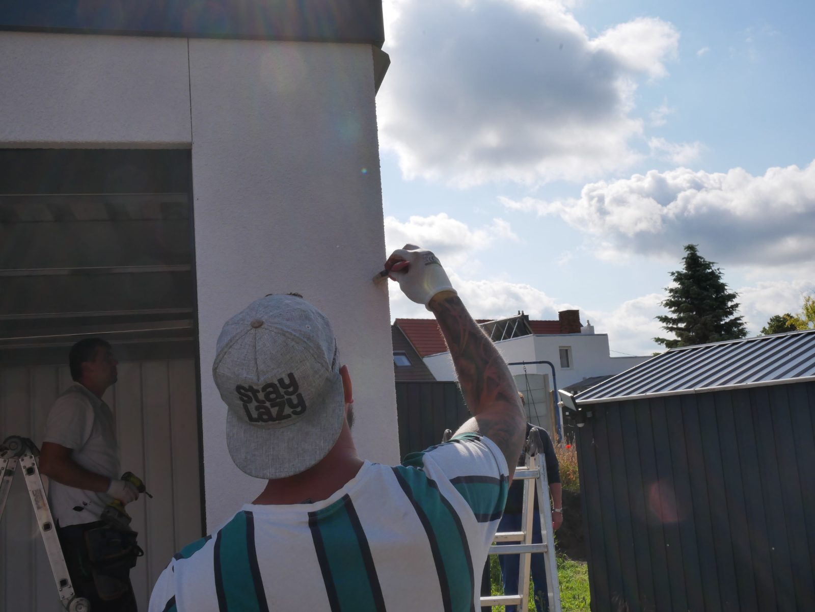 Vorbereitung der Torbauteile